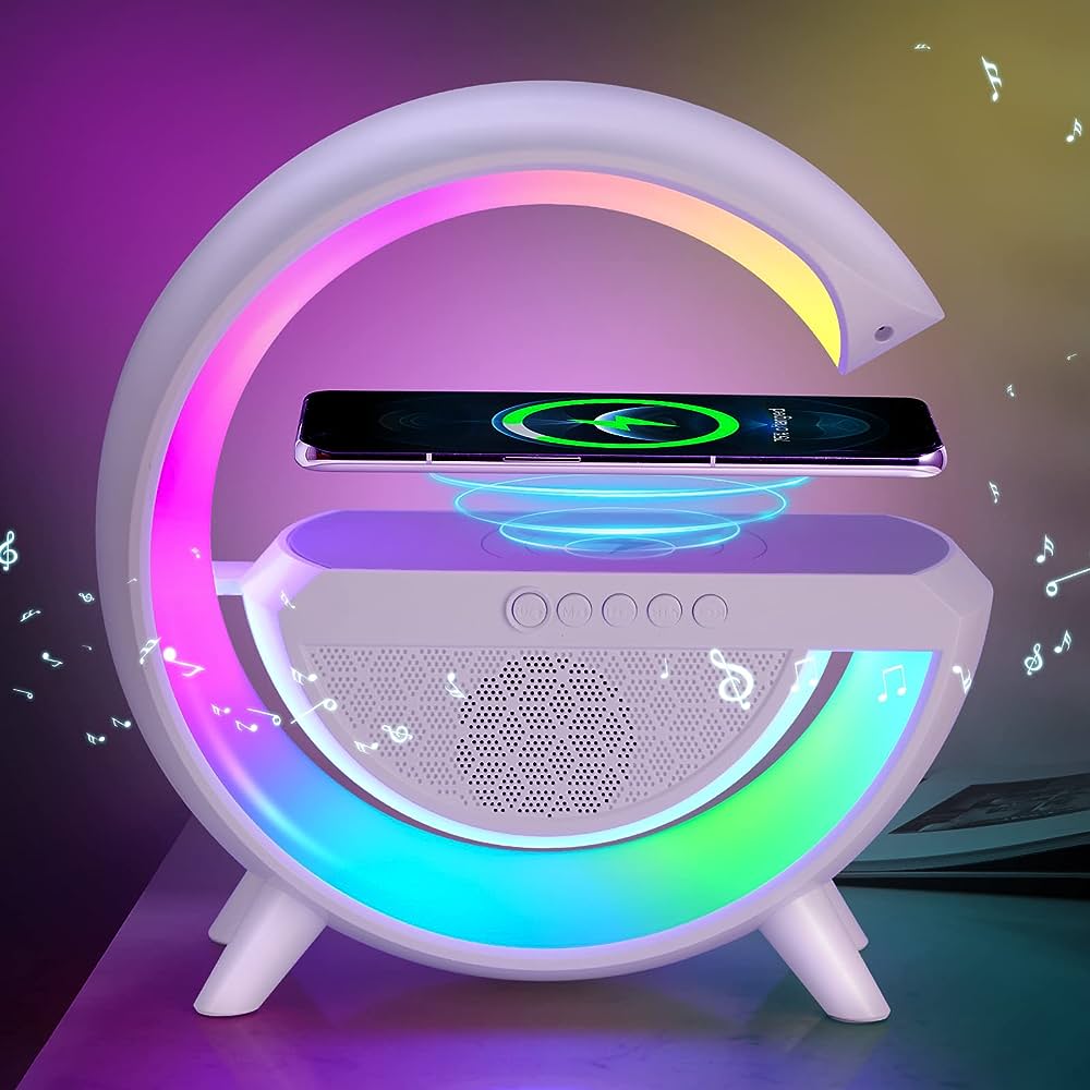 Smart Alarm Clock Radio with USB Charger