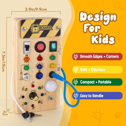 Educational Wooden Activity Board