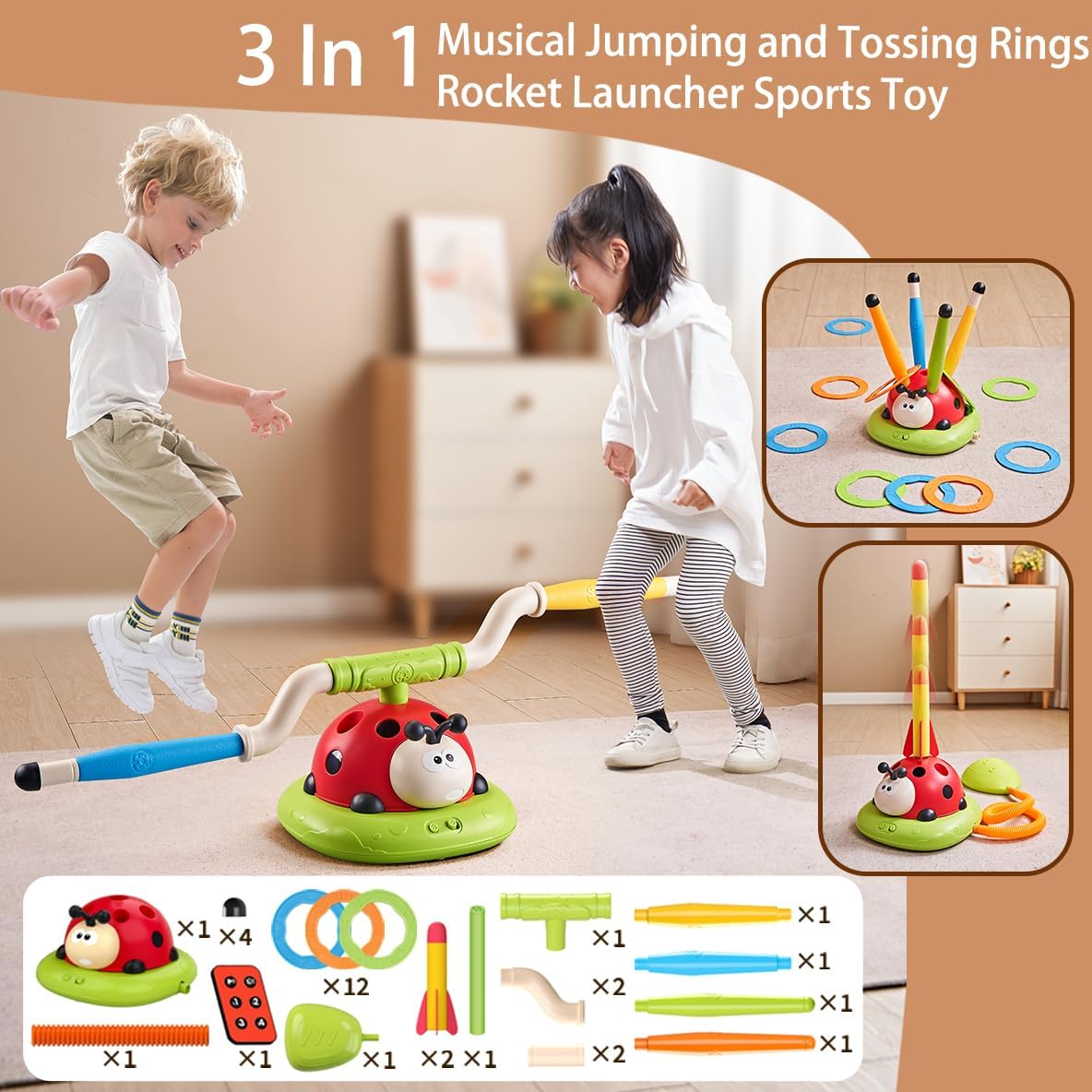 Fun Ring Toss and Space Toy Set