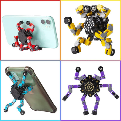 Fun Colorful Fidget Spinner Set 4 Pack