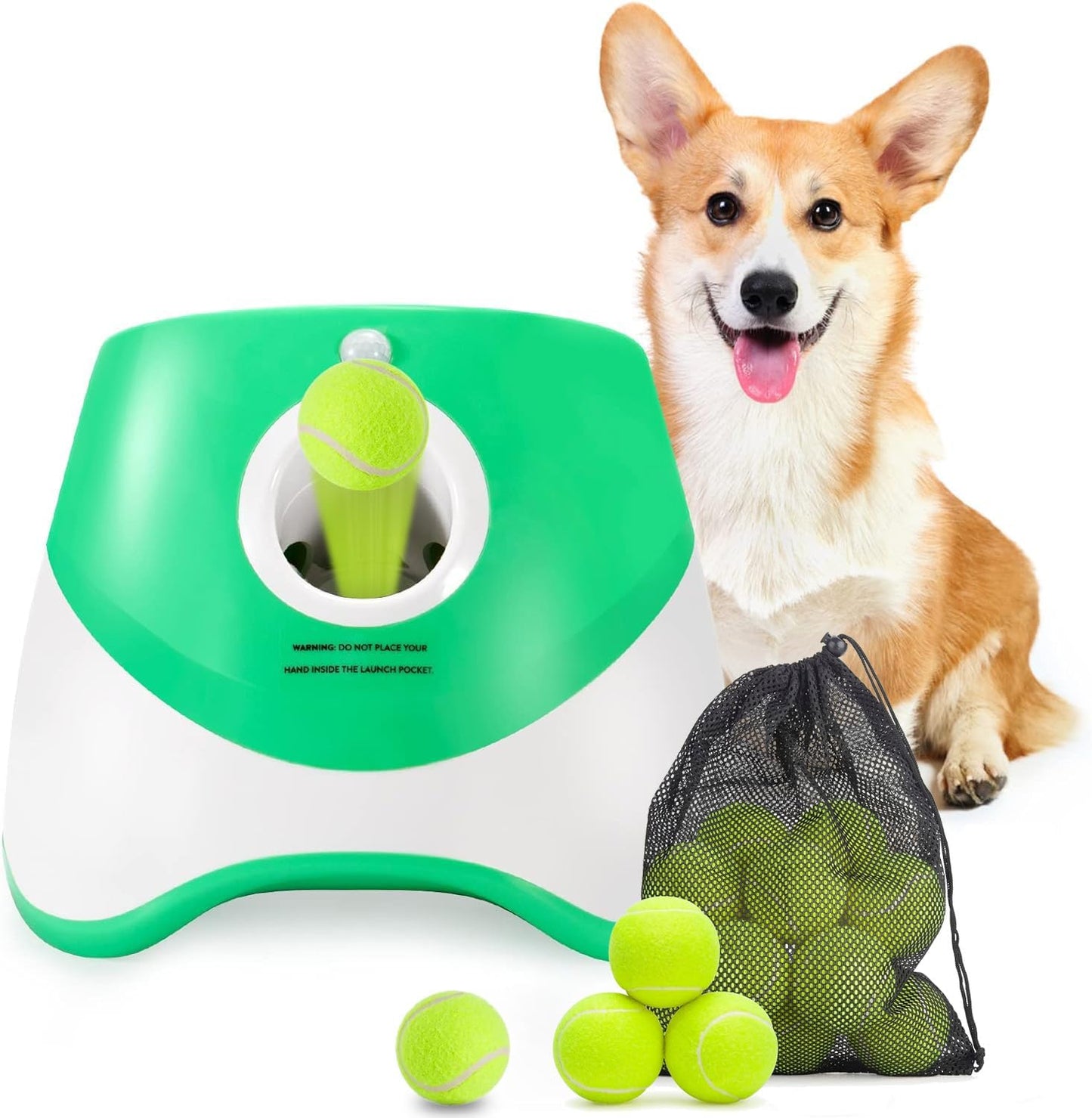 Easy Fetch Dog Ball Thrower with Adjustable Distance - Fesara