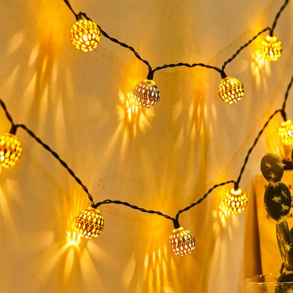Outdoor Solar Fairy Lights with Soft Warm Glow