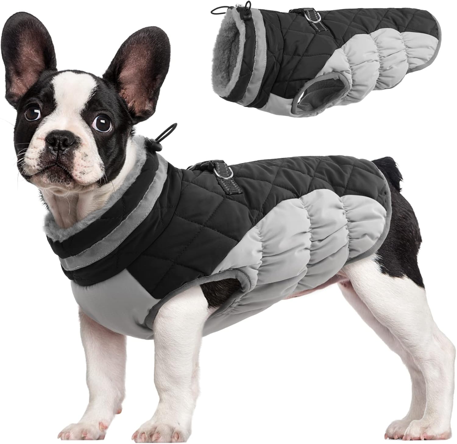 Waterproof Reflective Dog Coat with Fleece Lining - Fesara