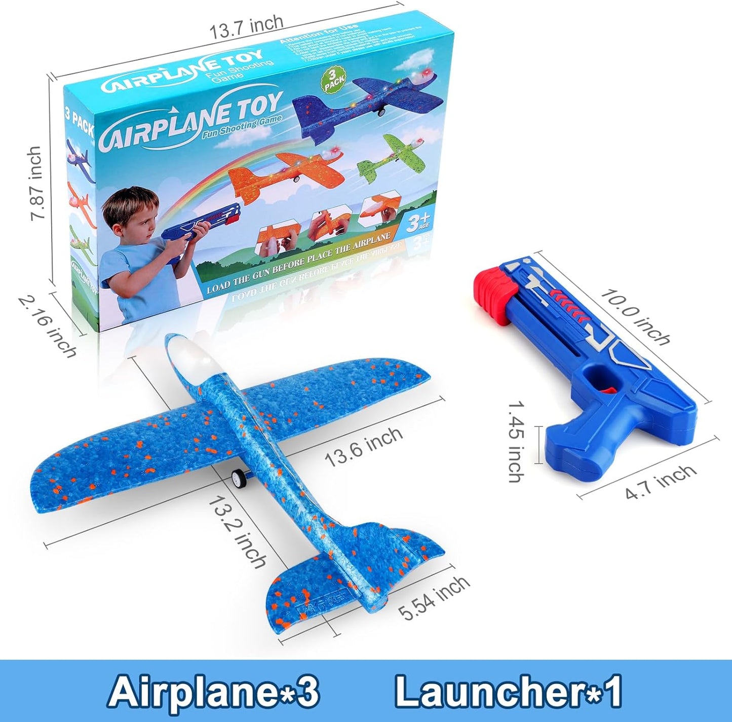 Fun Flying Foam Plane Launch Kit