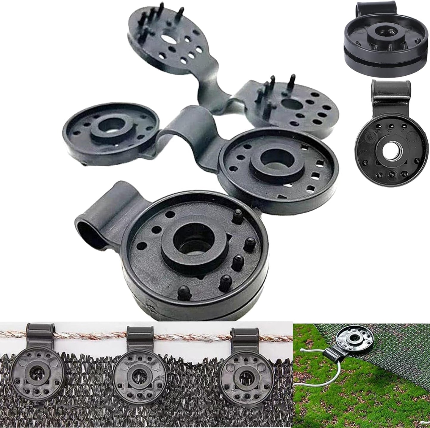 Heavy Duty Waterproof Tarp Clamps