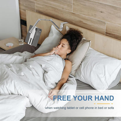 Portable Folding Tablet Holder with 360 Rotation
