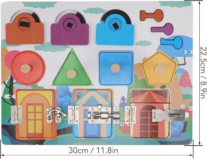 Interactive Learning Wooden Board for Kids