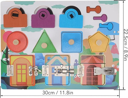 Interactive Learning Wooden Board for Kids