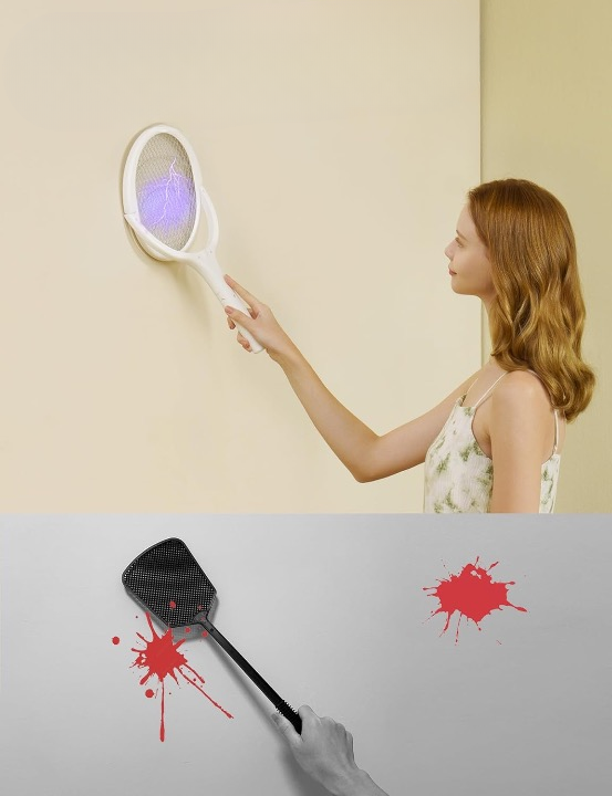 Portable Bug Zapper with Adjustable Head