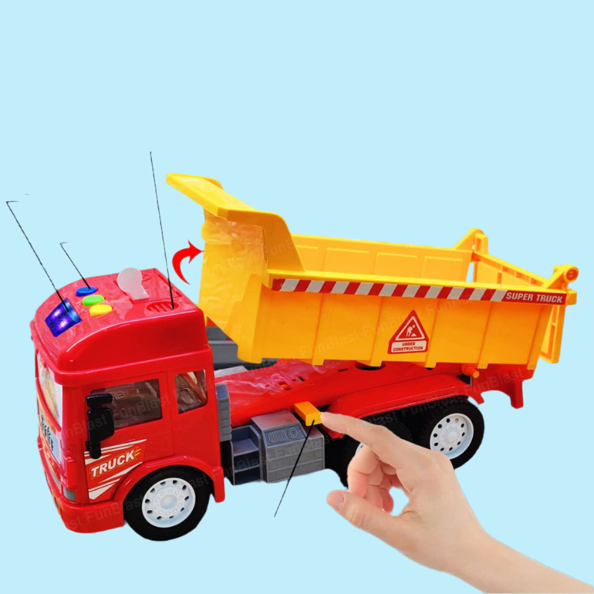 Fun Kids Toy Truck with Lights and Sounds