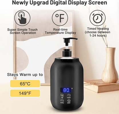 Compact Digital Oil Warmer for Massage Therapy