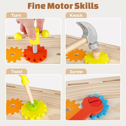 Fun Kids Wooden Learning Board