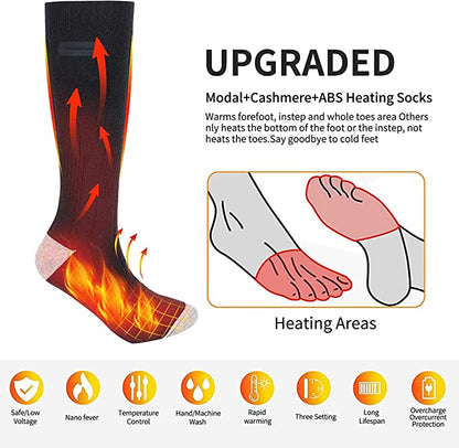 Thermal Electric Socks for Cold Feet Warm Comfort