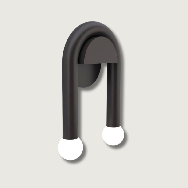 Contemporary Curved Wall Light for Living Rooms - Fesara