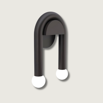 Contemporary Curved Wall Light for Living Rooms - Fesara