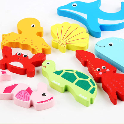 Wooden Brain Teaser Puzzle Set (3 Pack)