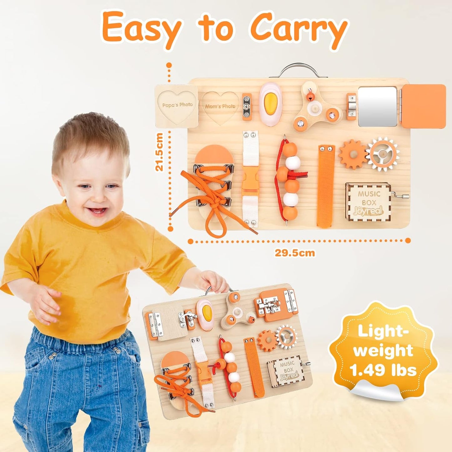 Fun Wooden Learning Board for Children