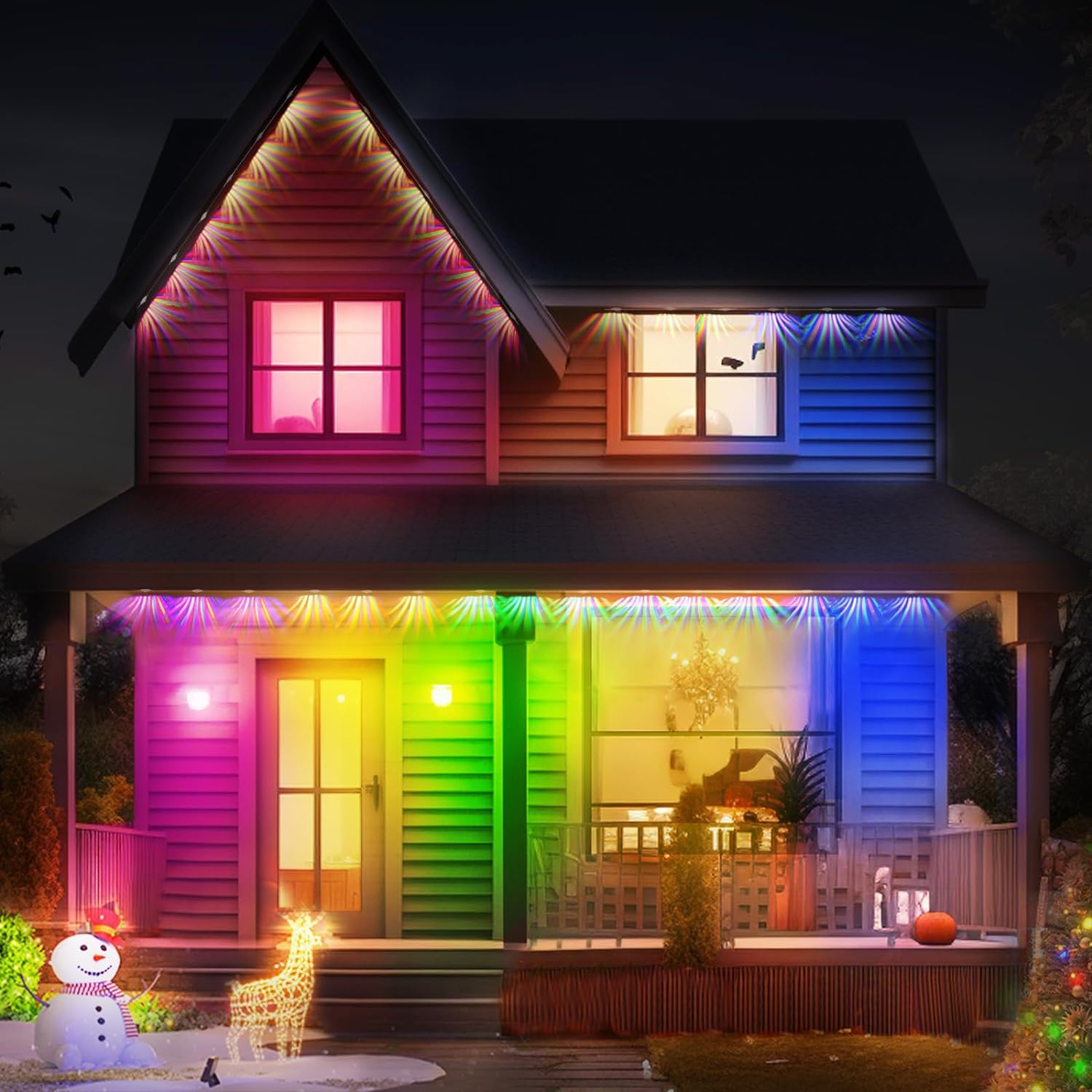 Colorful LED Lights - Wi-Fi & Voice Controlled - Fesara