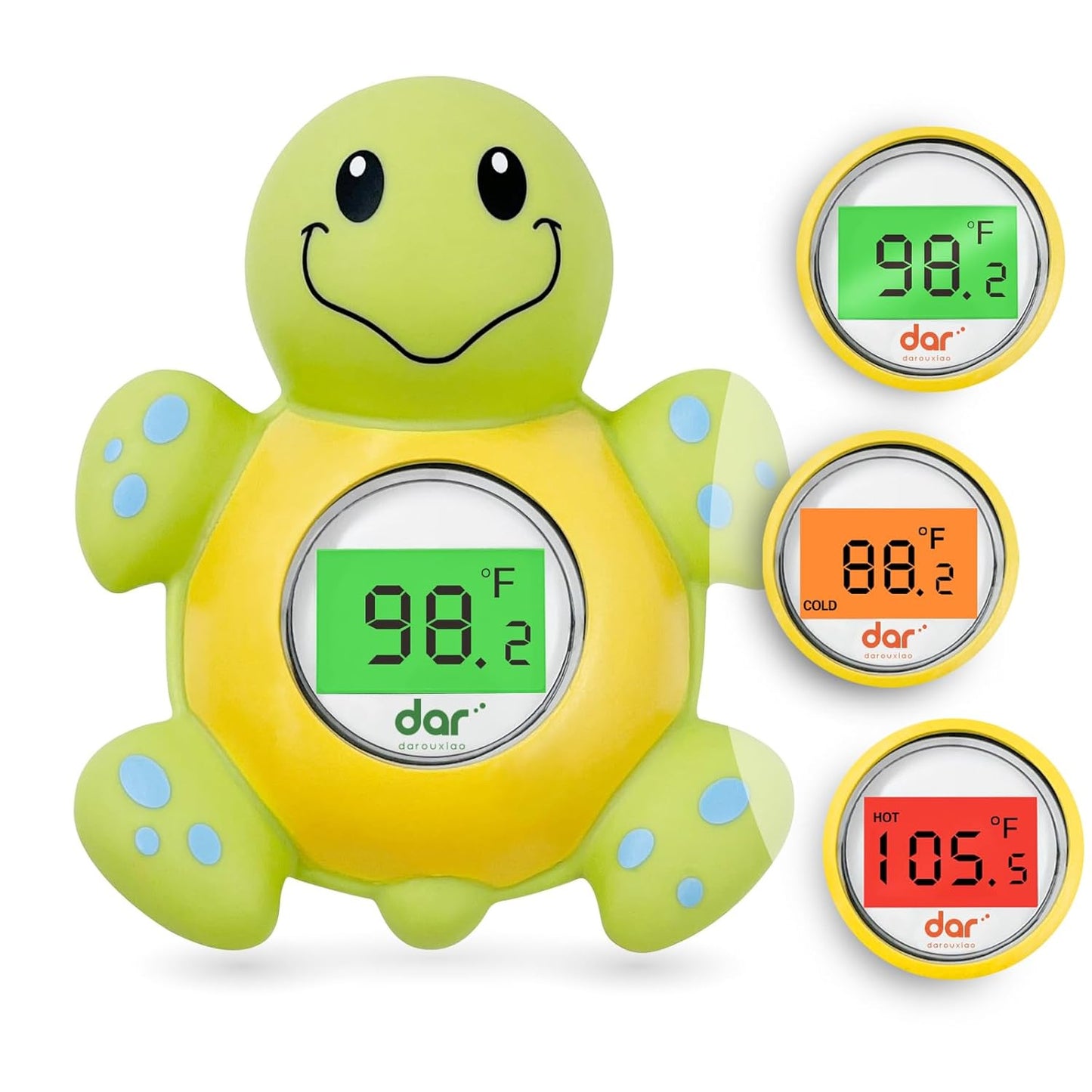 AquaVeilig Baby Bath Thermometer - Accurate Digital Water Temp Gauge - Fesara