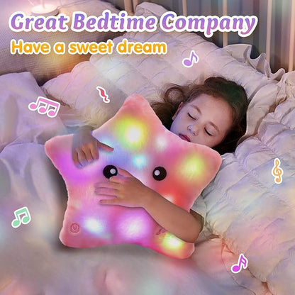 Fesara | Colorful LED Soft Plush Pillow for Children