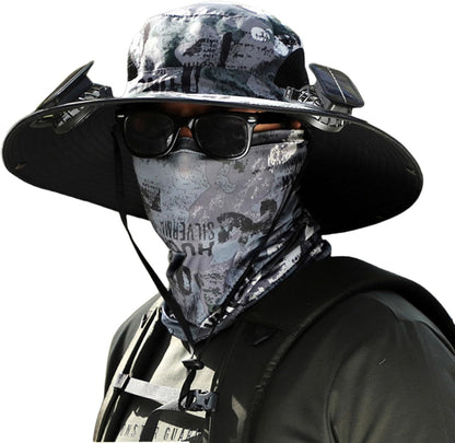 Cooling Sun Hat with Solar Fan