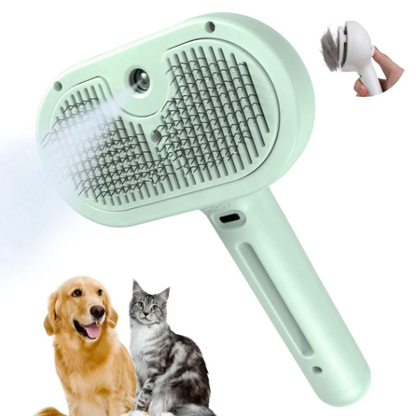 Soothing Pet Massage Brush for Cats and Dogs