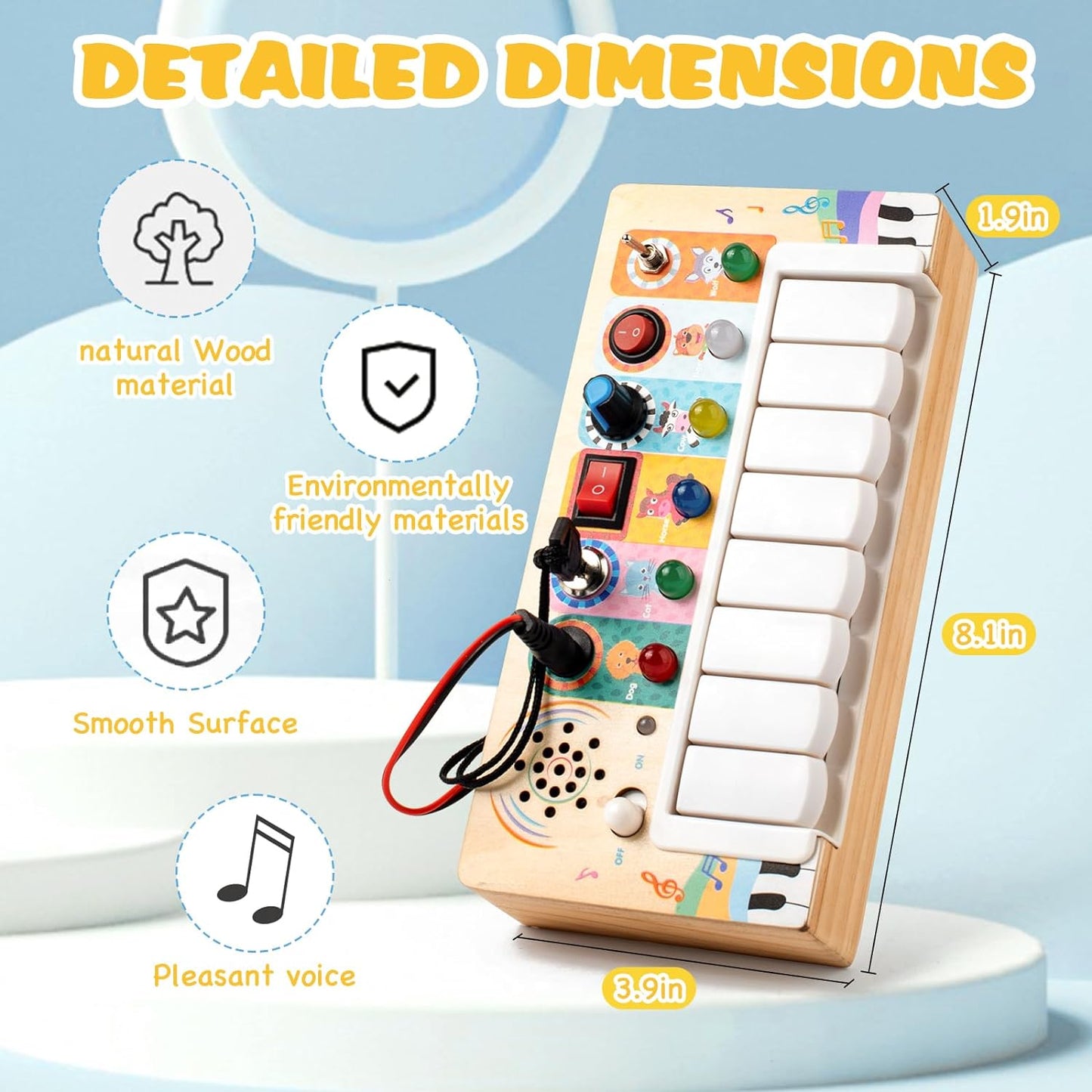 Fesara | Baby Music Activity Board