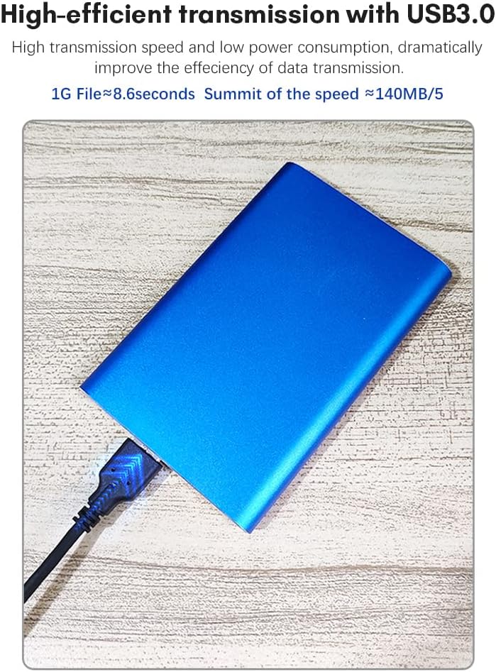 Compact 1TB USB 3.0 External Hard Drive