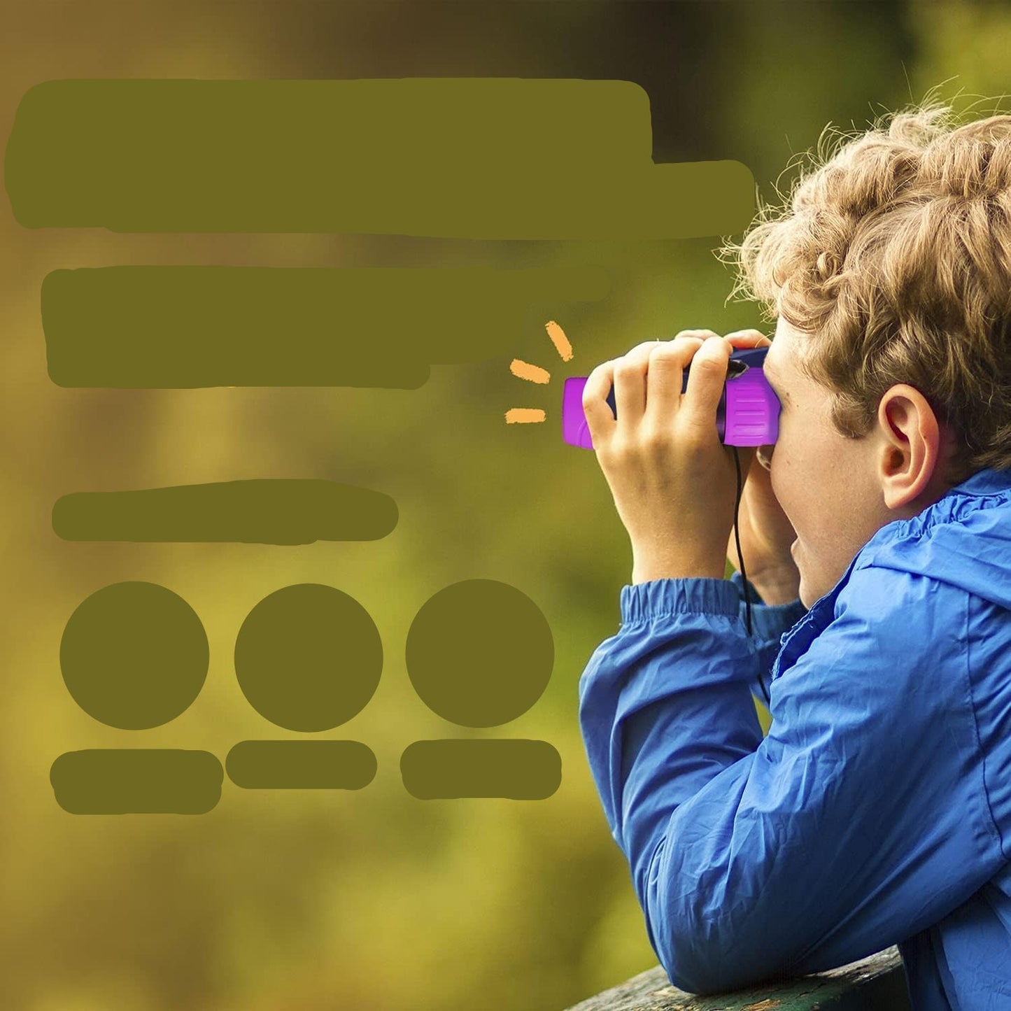 Kid's Compact Binoculars for Outdoor Fun