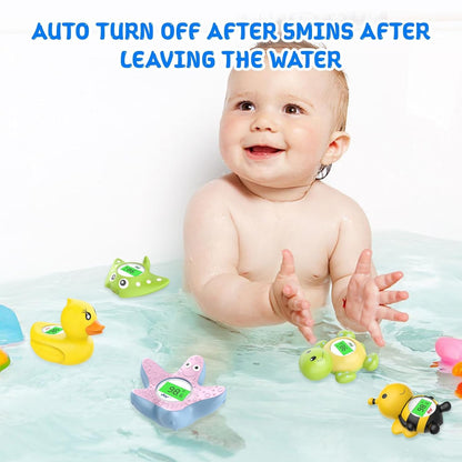 Accurate Baby Bath Digital Thermometer with Color Alert