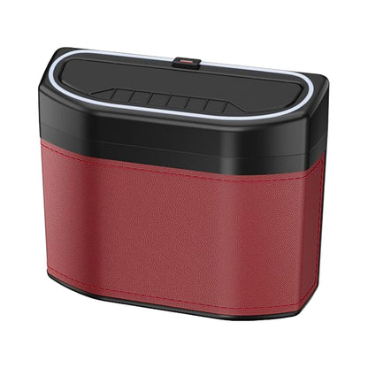 Odor-Free Car Waste Bin with LED Night Light