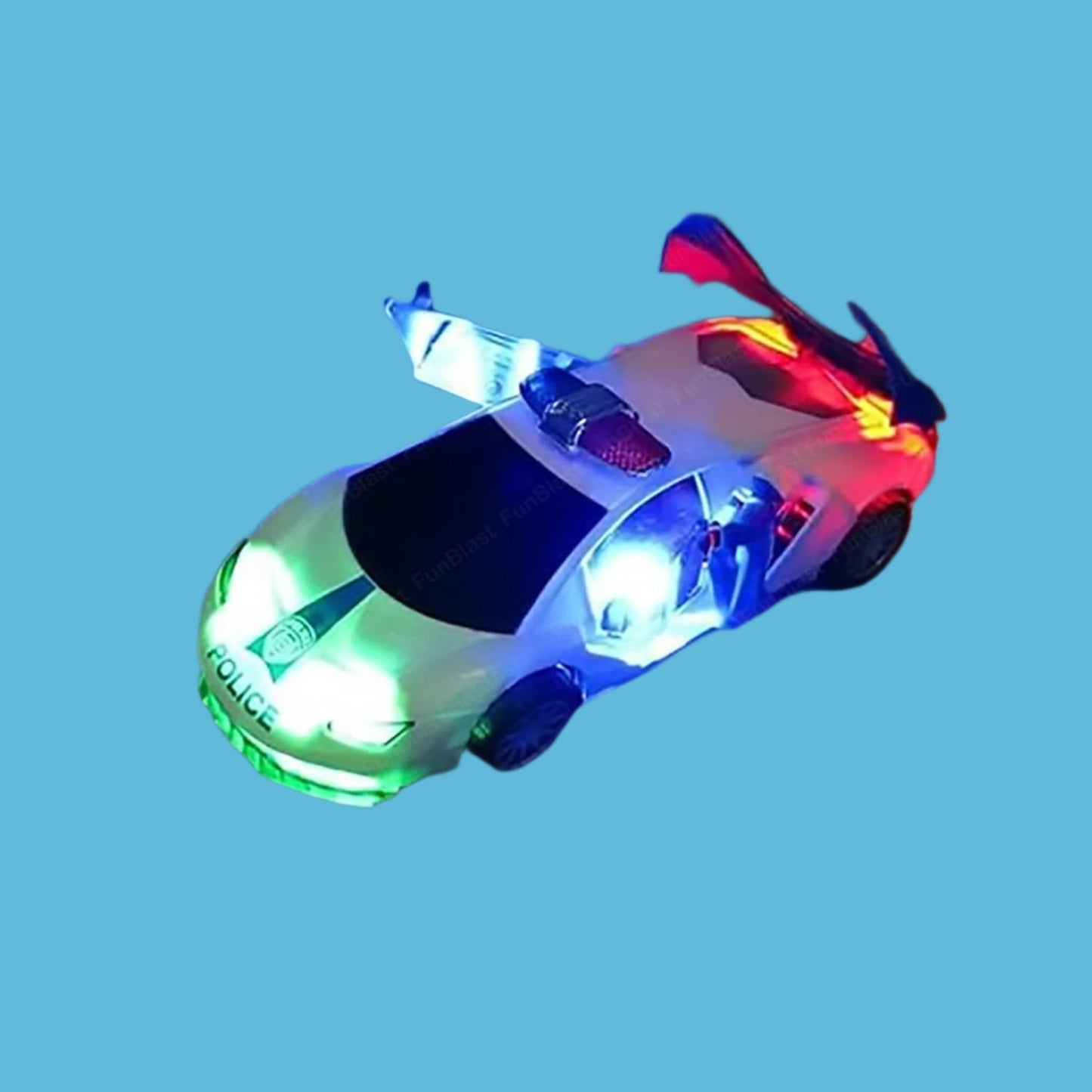 Fun Kids Police Car Toy with Lights and Sounds