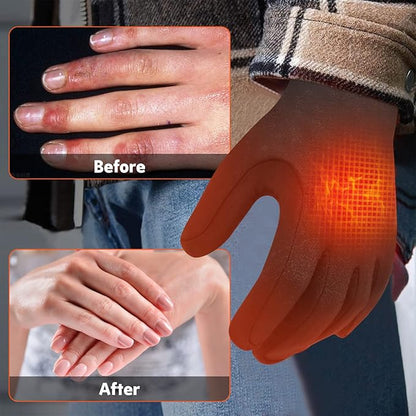 Warm Rechargeable Gloves with 3 Heat Settings