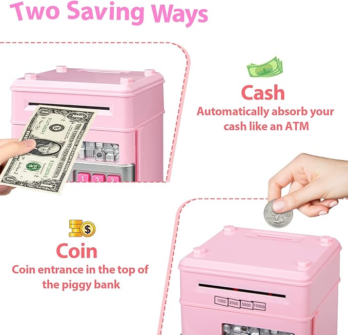 Fun Kids Savings Piggy Bank