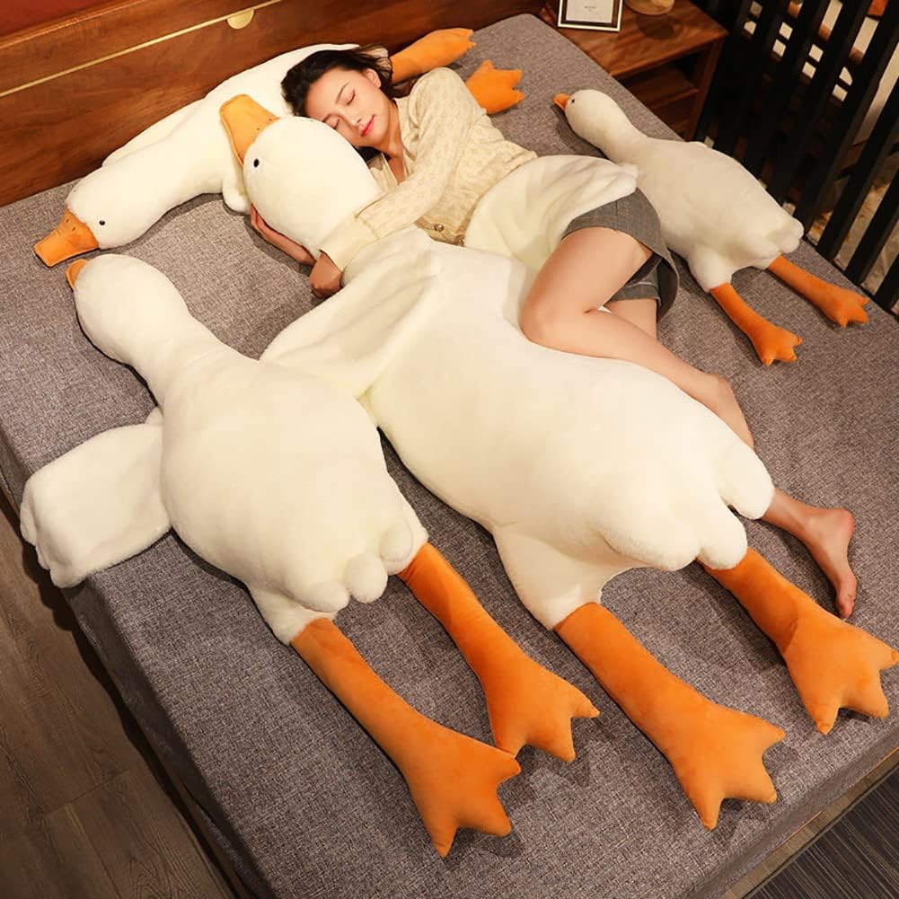 Big Fluffy Goose Stuffed Animal Toy - Fesara