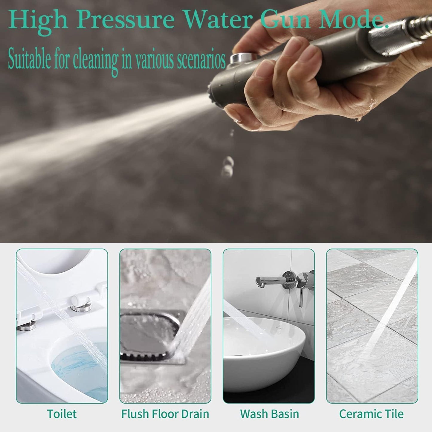 Luxury Spa Shower Head with Handheld Spray