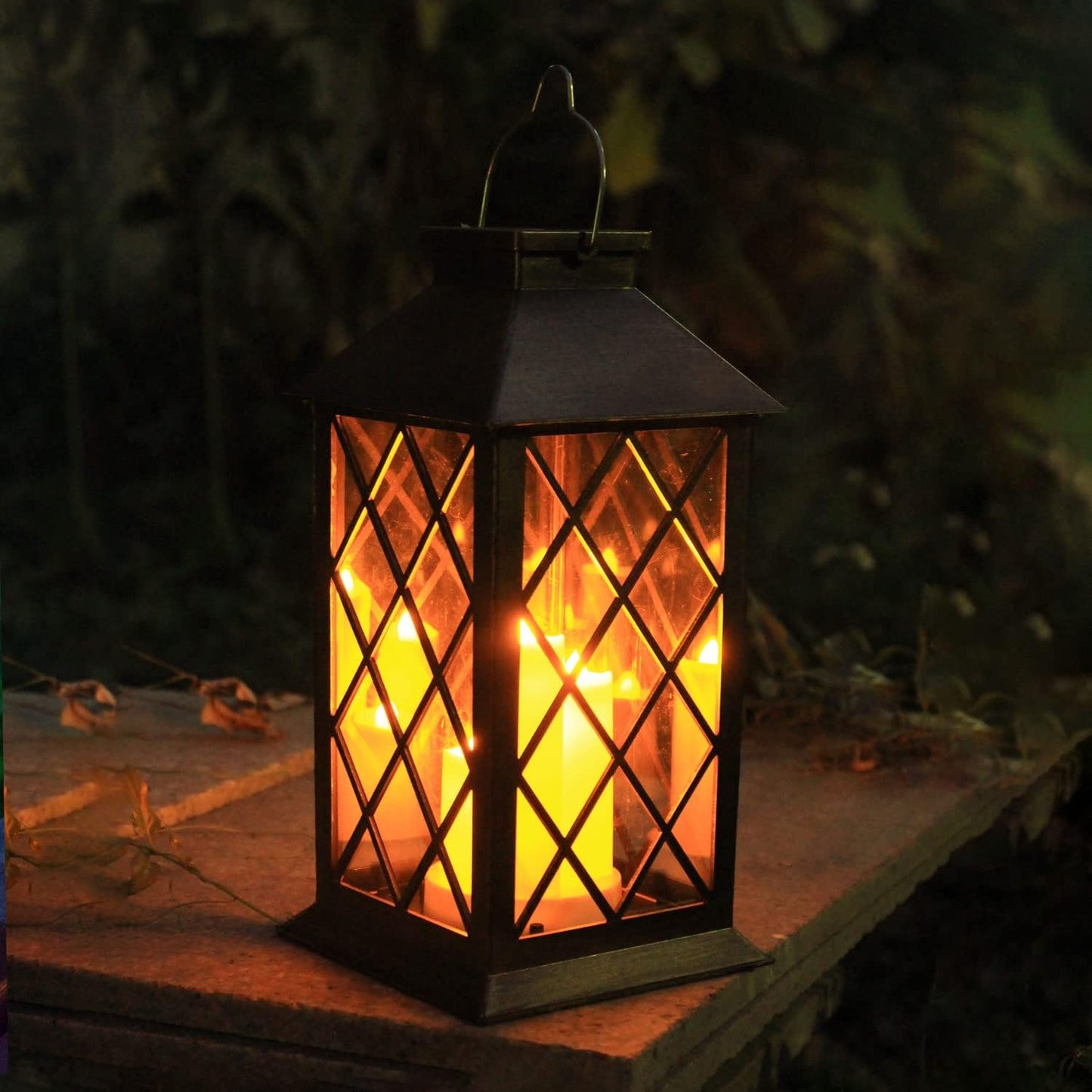 Outdoor Solar Hanging Porch Light - Fesara