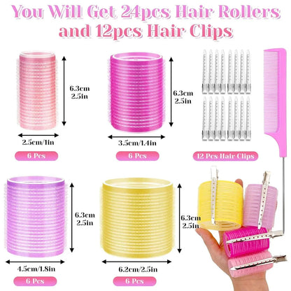 Easy Stick Hair Curlers for Bouncy Curls