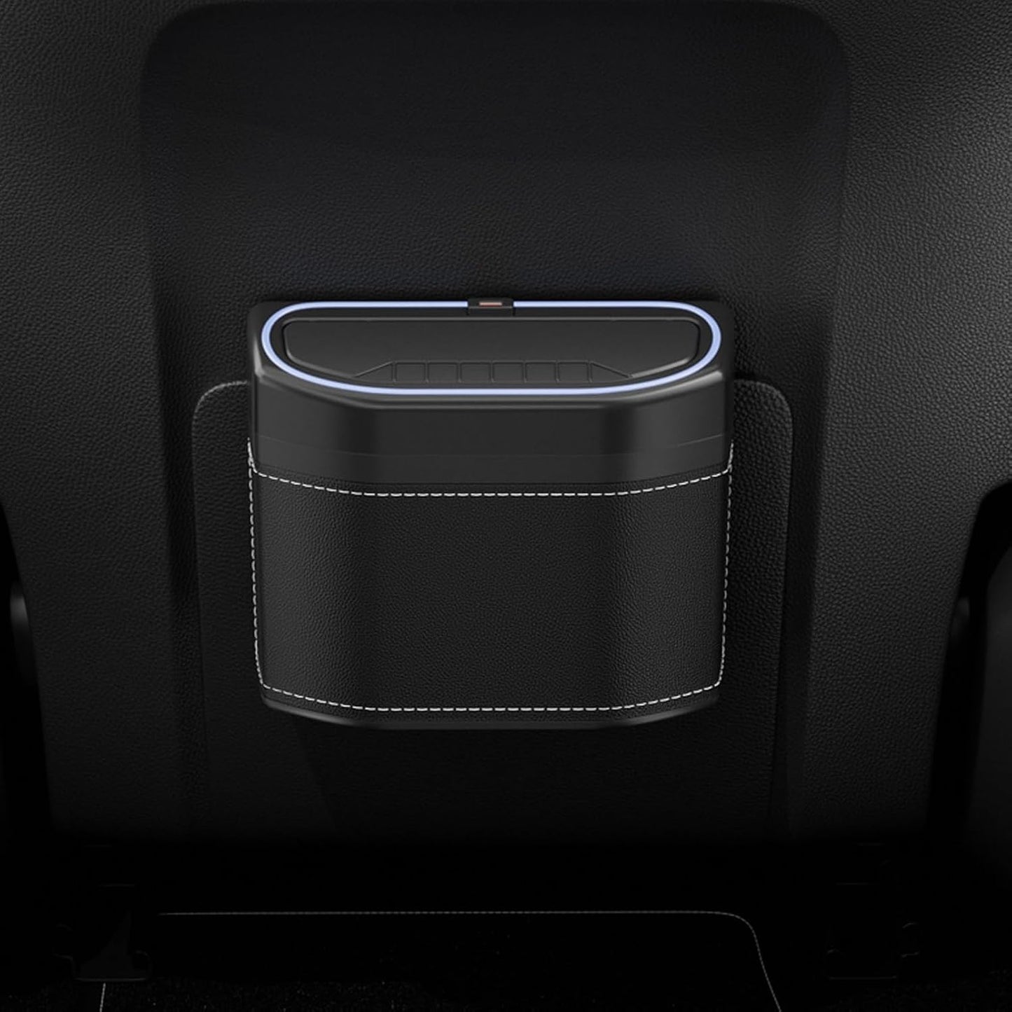 Odor-Free Car Waste Bin with LED Night Light