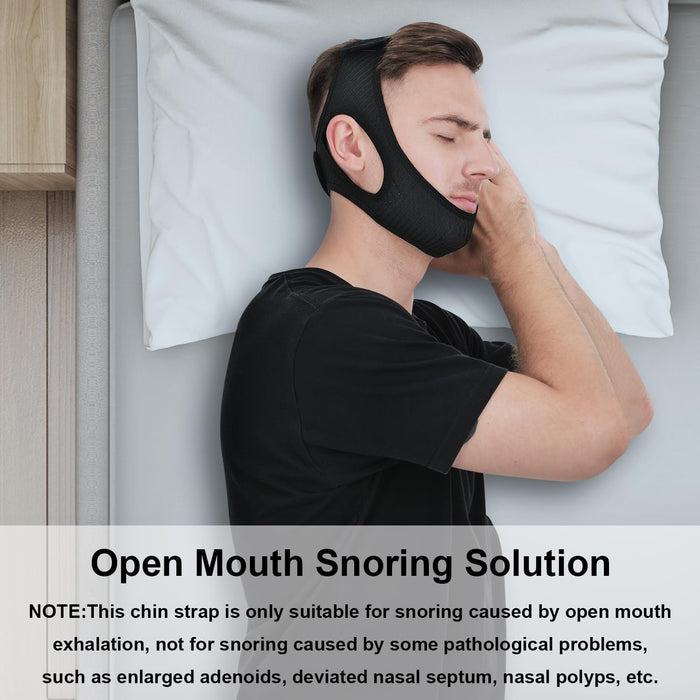 Soft Anti Snore Chin Strap for Better Sleep