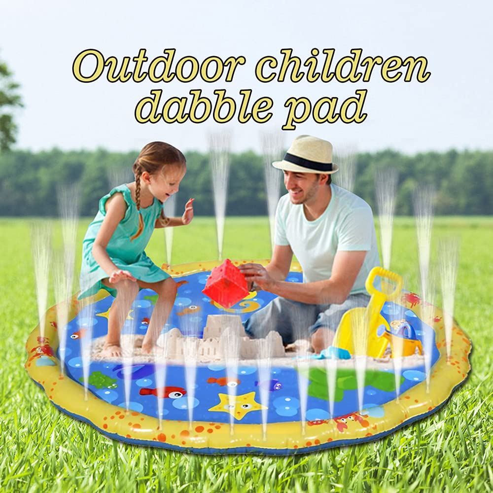 Colorful Kids Water Play Mat Outdoor Summer Fun