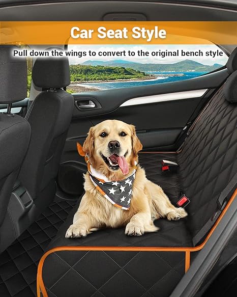 Durable Pet Car Seat Cover - Waterproof Scratch Resistant