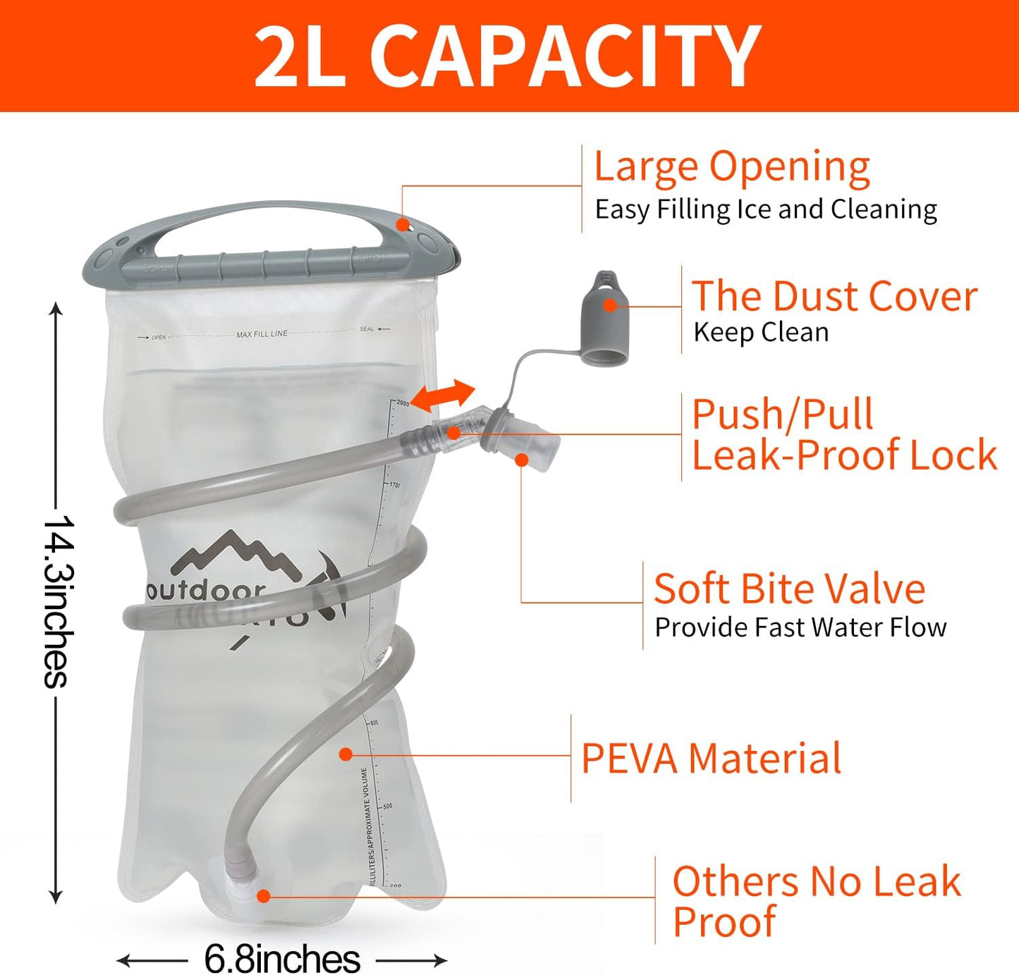 Waterproof Hiking Backpack - Durable & Compact Daypack