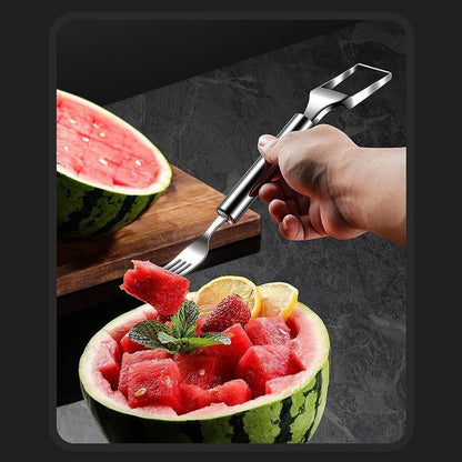 Easy Fruit Watermelon Cutter Fork Tool