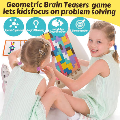 Classic Wood Puzzle Toy for Kids Learning Fun