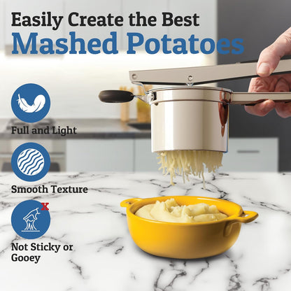 Heavy Duty Stainless Steel Potato Masher 15oz