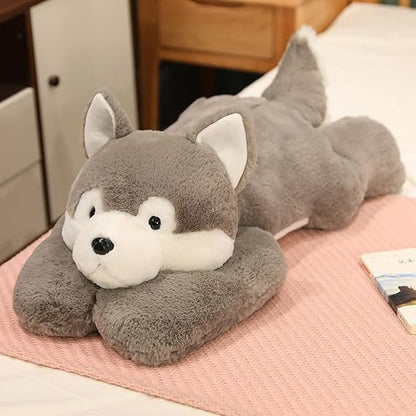 Soft Cuddly Wolf Plush Toy for Sleep and Relaxation