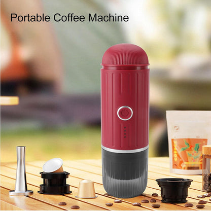 Compact Travel Espresso Machine with USB Charging