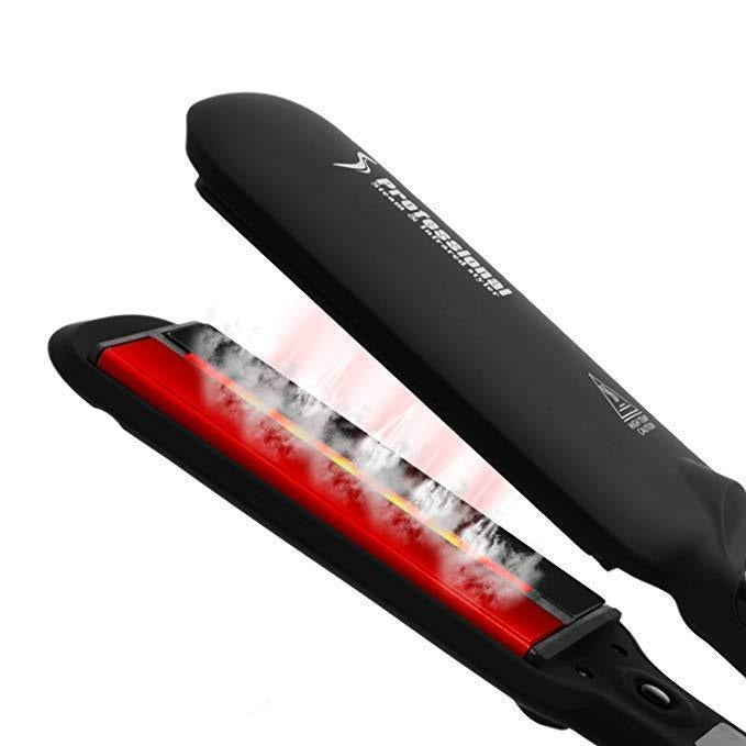 Advanced Ceramic Hair Straightener Ionic Steam - Fesara
