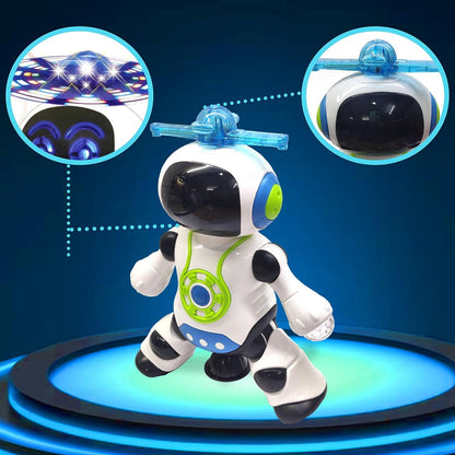 Fun Dancing Robot with LED Lights and Spin Motion